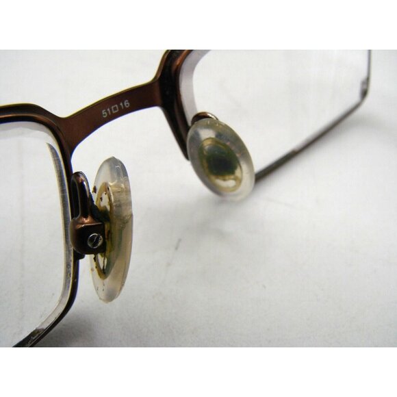 Michael Ryen Europa Int Bronze Rectangular Eyeglass Frames MR-170 w/ Soft Case - Picture 9 of 12